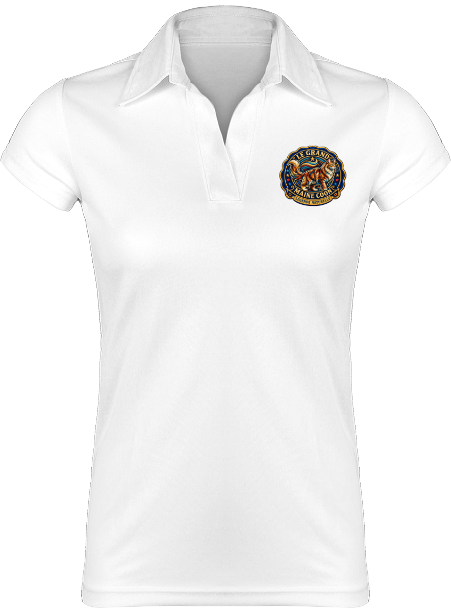 Polo sport respirant femme Maine Coon - vue 1