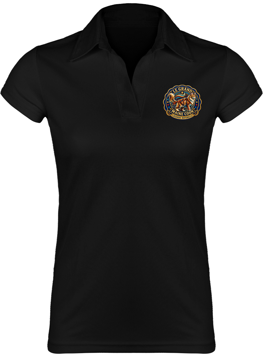 Polo sport respirant femme Maine Coon - vue 4