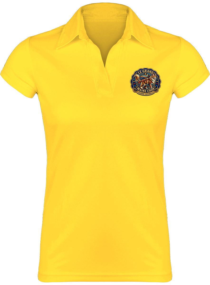 Polo sport respirant femme Maine Coon - vue 6