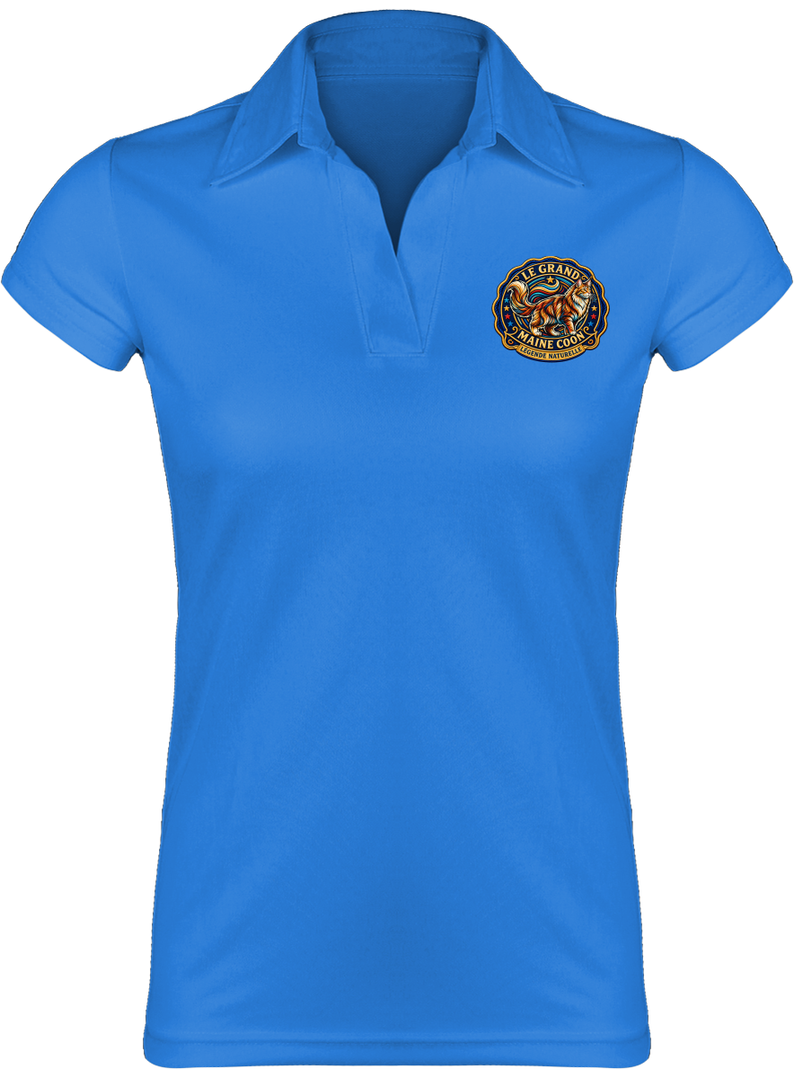 Polo sport respirant femme Maine Coon - vue 7