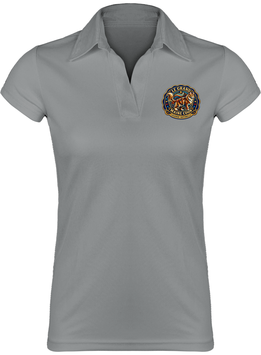 Polo sport respirant femme Maine Coon - vue 8