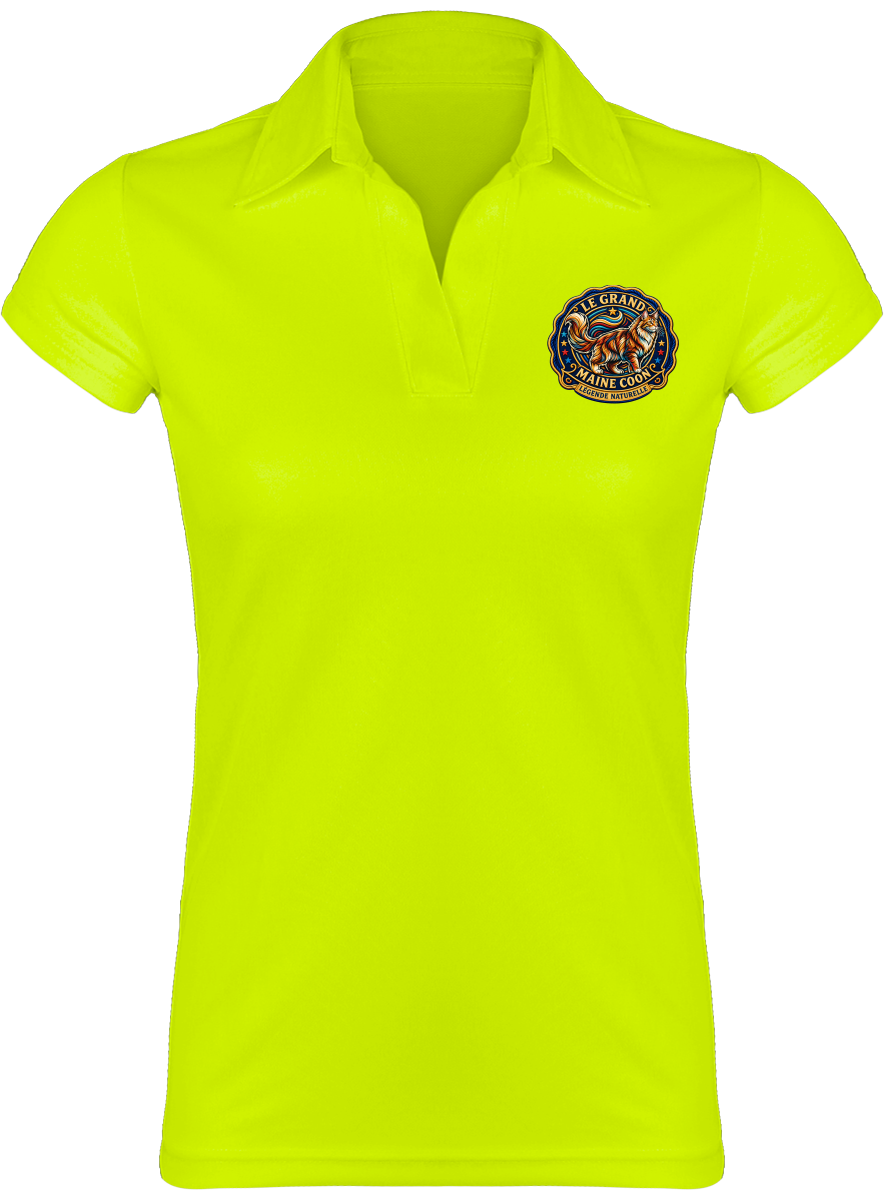 Polo sport respirant femme Maine Coon - vue 9