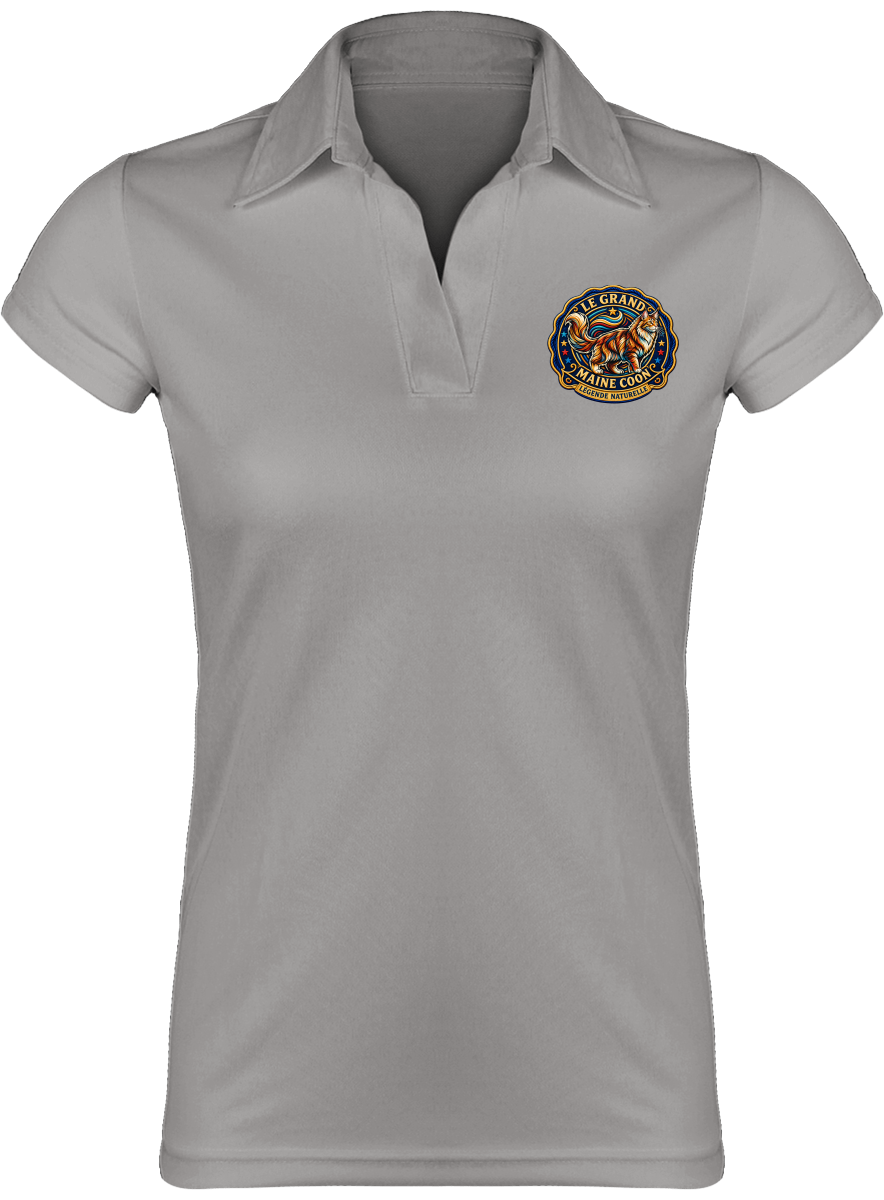 Polo sport respirant femme Maine Coon - vue 10