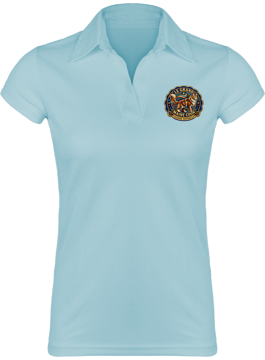 Polo sport respirant femme Maine Coon - vue 11
