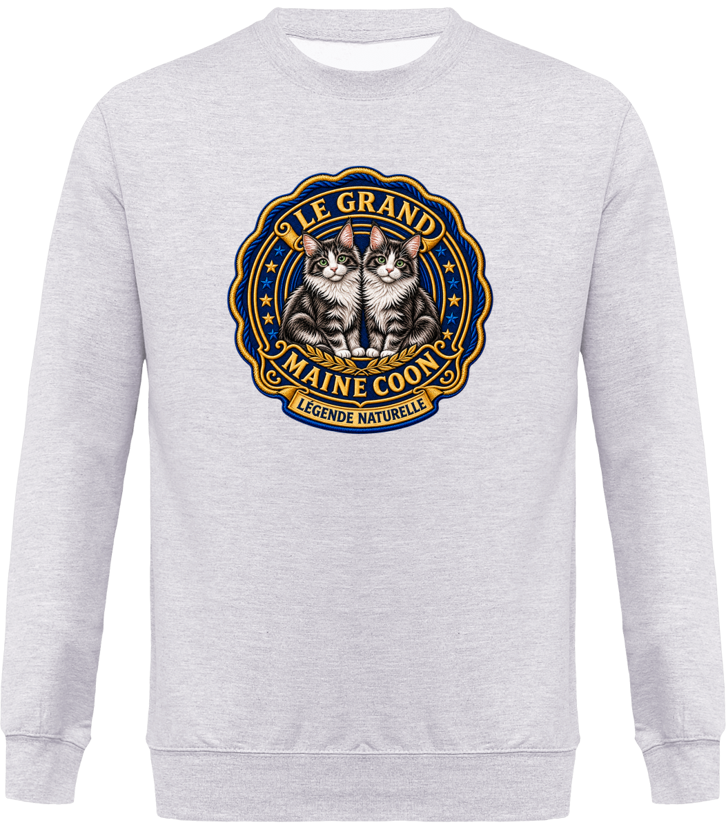 Sweat Col Rond Maine coon