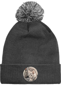 Bonnet Revers à Pompon M