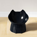 Bol surélevé pour chat, moustache, plat d'alimentation pour animaux de compagnie surélevé en plastique Anti-basculement avec bord incliné, Protection du cou, nourriture pour chat.