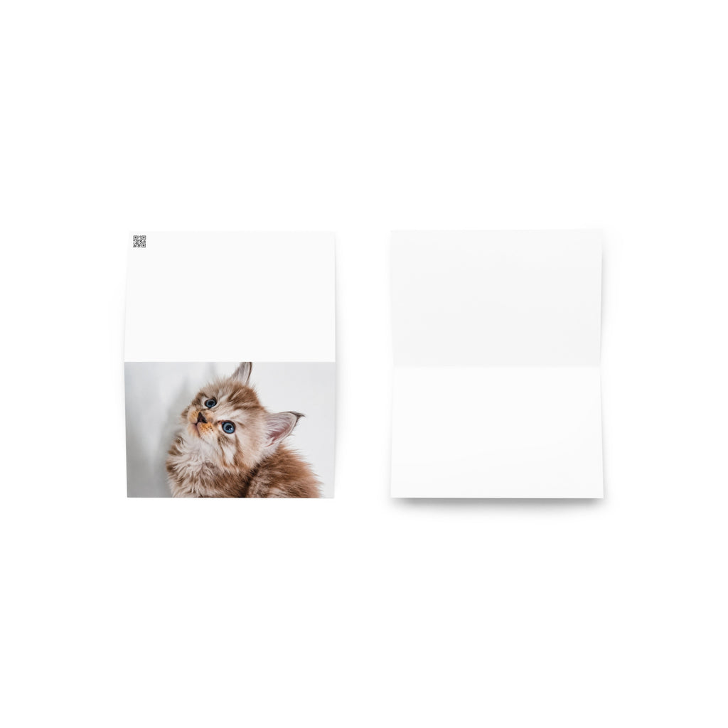 Carte de vœux Maine Coon — modèle 3
